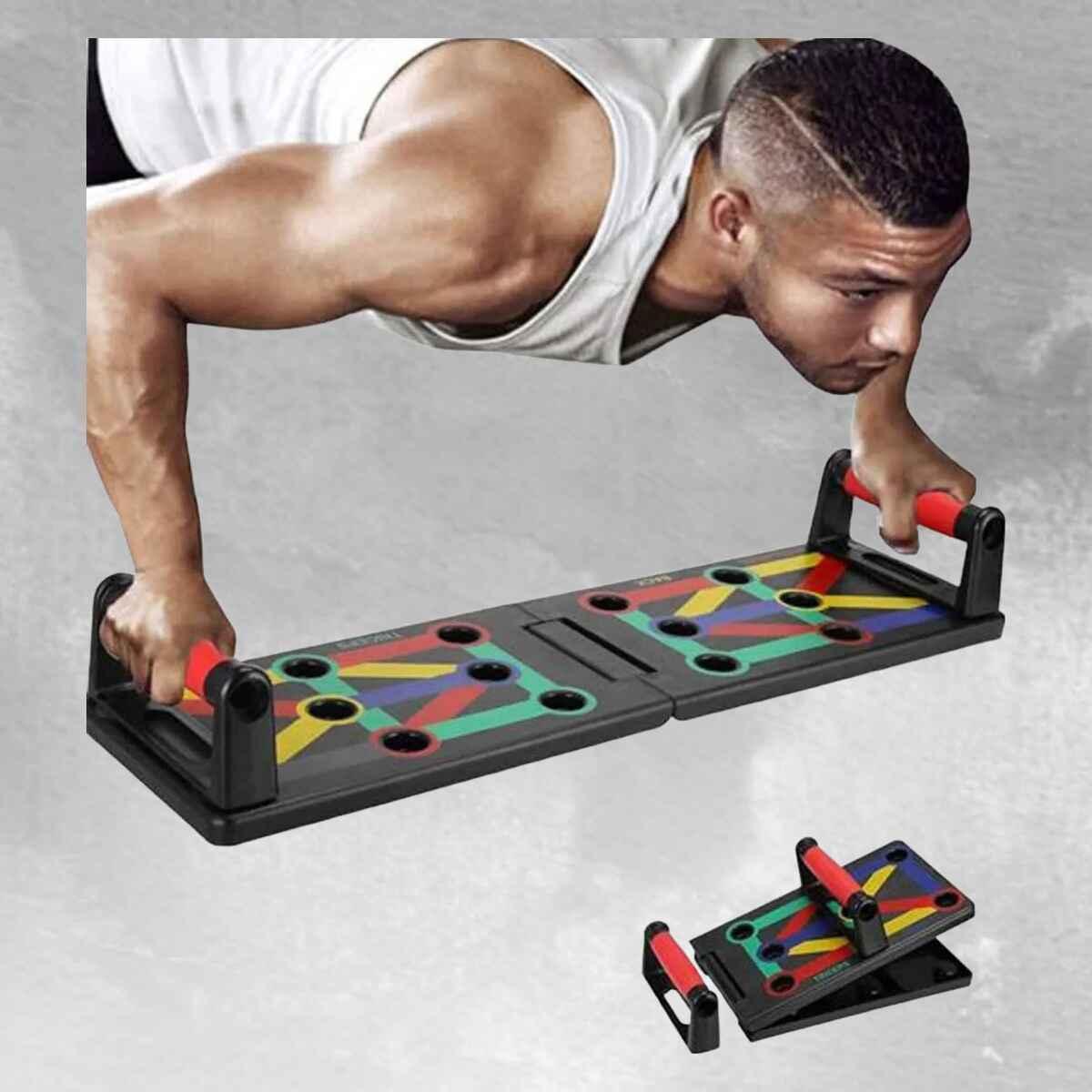 Color-Coded Push-Up Bar System | Strong Grip Handles for Total Body Workout