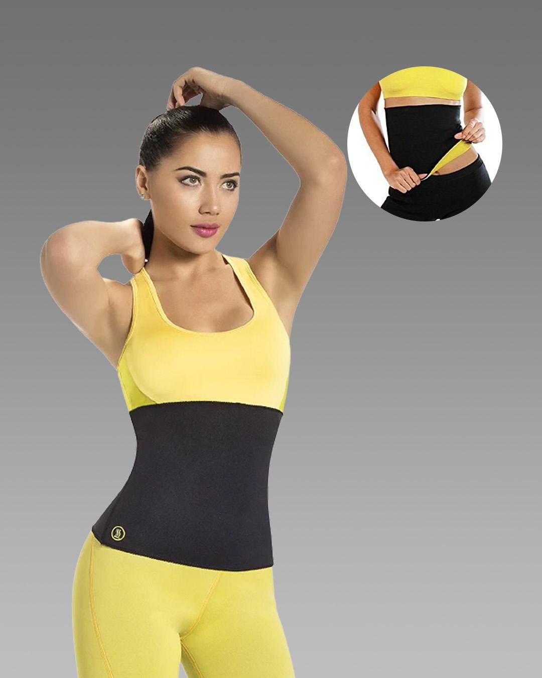 Non-Tearable Tummy Trimmer Slimming Belt | Hot Body Shaper for Men & Women